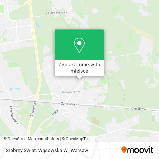 Mapa Srebrny Świat. Wąsowska W.