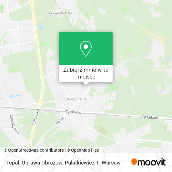 Mapa Tepal. Oprawa Obrazów. Palutkiewicz T.