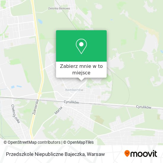 Mapa Przedszkole Niepubliczne Bajeczka