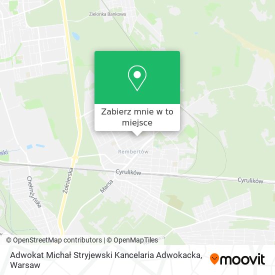 Mapa Adwokat Michał Stryjewski Kancelaria Adwokacka