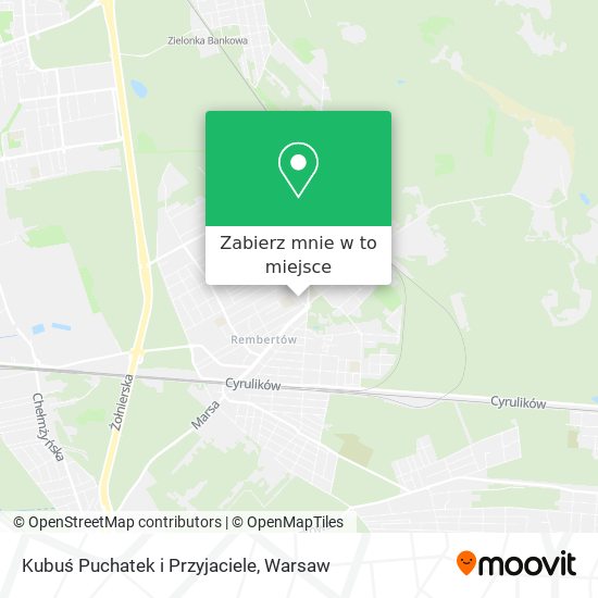 Mapa Kubuś Puchatek i Przyjaciele