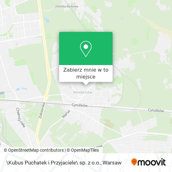 Mapa \Kubus Puchatek i Przyjaciele\ sp. z o.o.