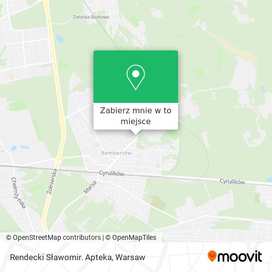 Mapa Rendecki Sławomir. Apteka