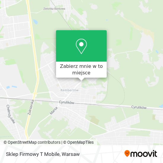 Mapa Sklep Firmowy T Mobile