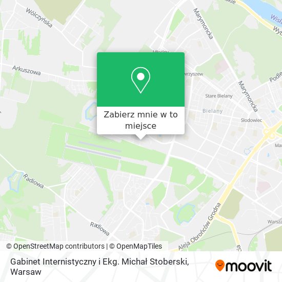 Mapa Gabinet Internistyczny i Ekg. Michał Stoberski