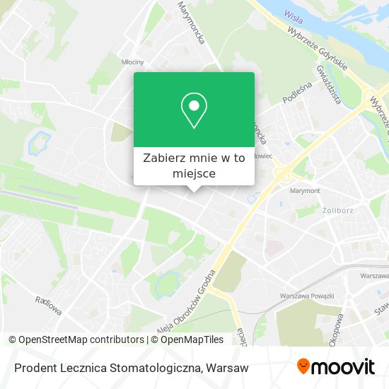 Mapa Prodent Lecznica Stomatologiczna