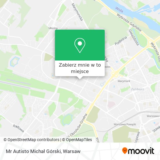 Mapa Mr Autisto Michał Górski