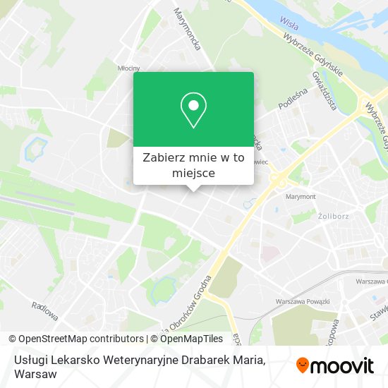 Mapa Usługi Lekarsko Weterynaryjne Drabarek Maria