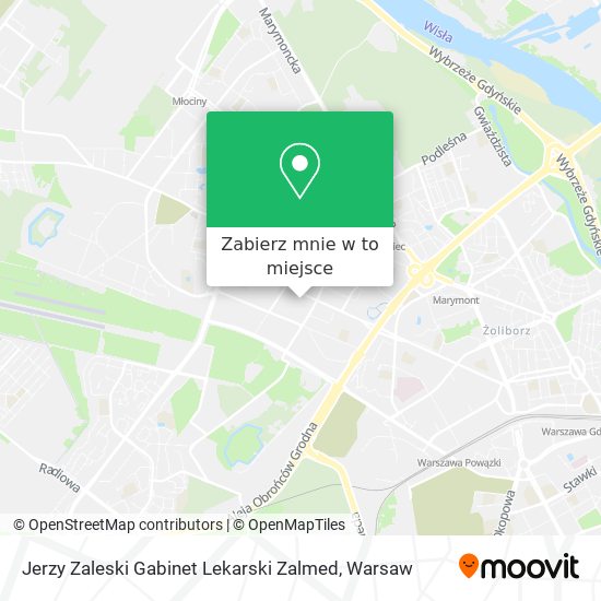 Mapa Jerzy Zaleski Gabinet Lekarski Zalmed