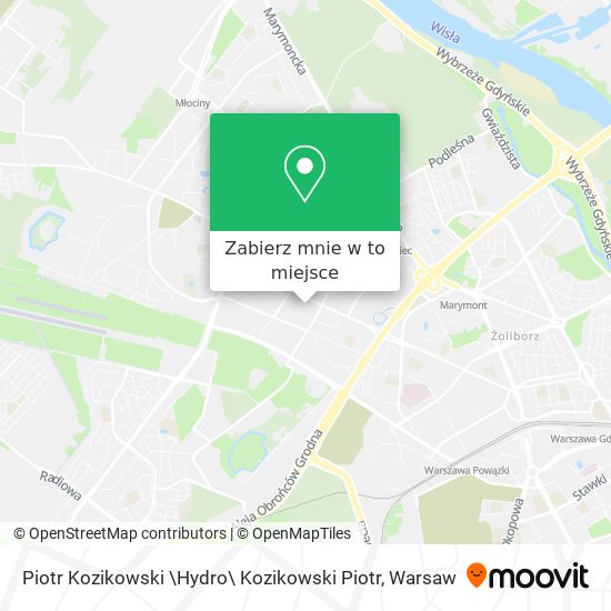 Mapa Piotr Kozikowski \Hydro\ Kozikowski Piotr