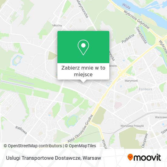 Mapa Uslugi Transportowe Dostawcze