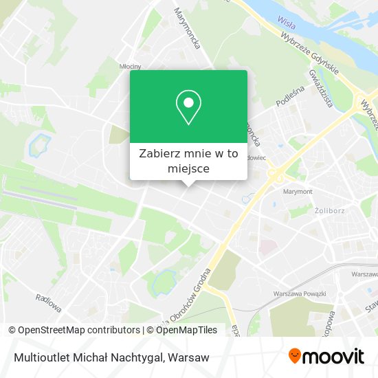 Mapa Multioutlet Michał Nachtygal