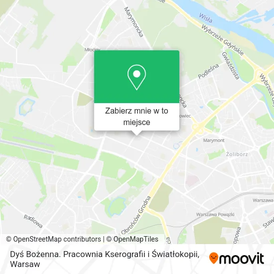Mapa Dyś Bożenna. Pracownia Kserografii i Światłokopii