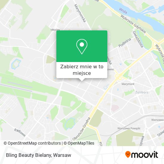 Mapa Bling Beauty Bielany