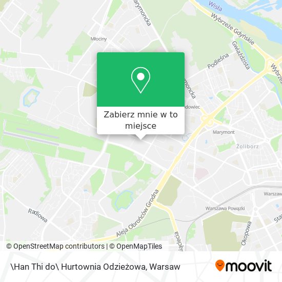 Mapa \Han Thi do\ Hurtownia Odzieżowa