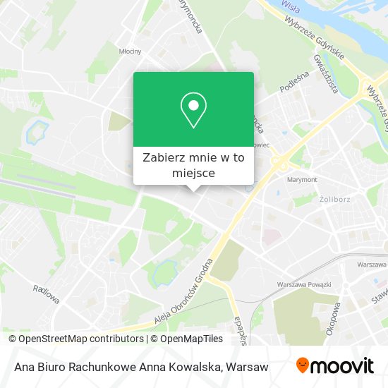 Mapa Ana Biuro Rachunkowe Anna Kowalska