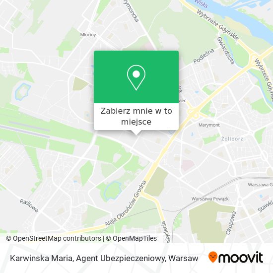 Mapa Karwinska Maria, Agent Ubezpieczeniowy