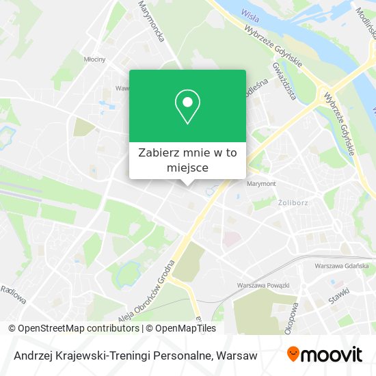 Mapa Andrzej Krajewski-Treningi Personalne