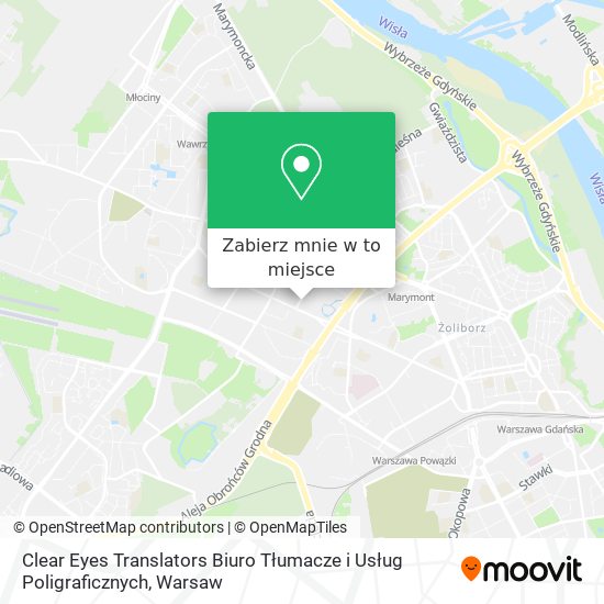 Mapa Clear Eyes Translators Biuro Tłumacze i Usług Poligraficznych