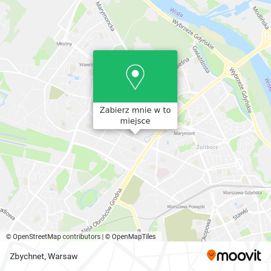 Mapa Zbychnet