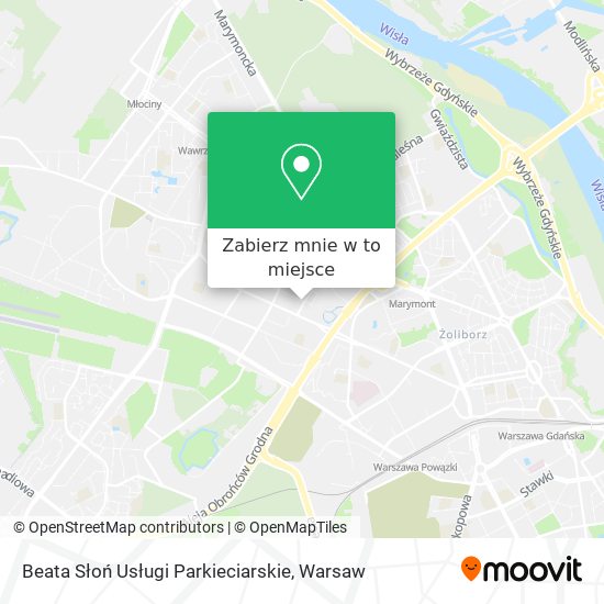 Mapa Beata Słoń Usługi Parkieciarskie