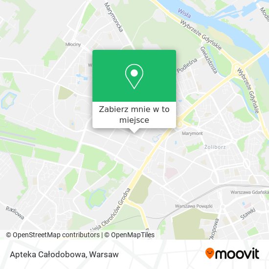 Mapa Apteka Całodobowa