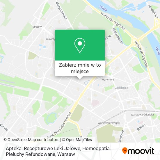 Mapa Apteka. Recepturowe Leki Jałowe, Homeopatia, Pieluchy Refundowane