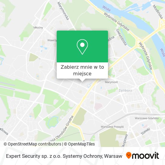 Mapa Expert Security sp. z o.o. Systemy Ochrony