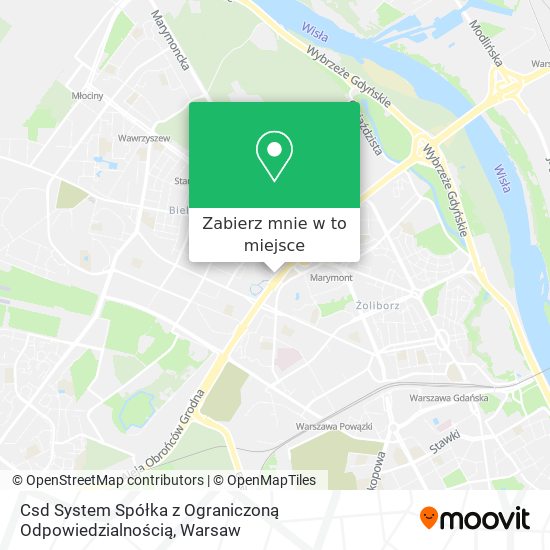 Mapa Csd System Spółka z Ograniczoną Odpowiedzialnością