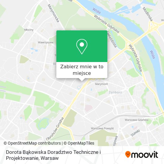 Mapa Dorota Bąkowska Doradztwo Techniczne i Projektowanie