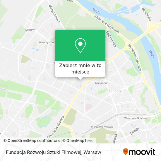 Mapa Fundacja Rozwoju Sztuki Filmowej