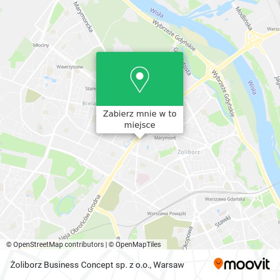 Mapa Żoliborz Business Concept sp. z o.o.