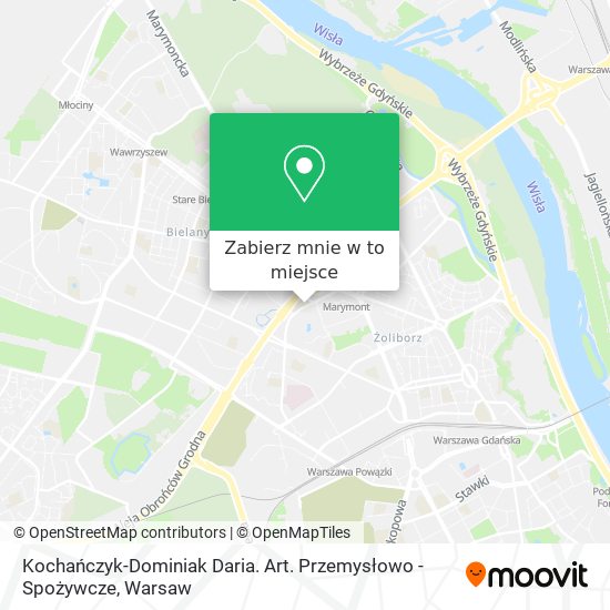 Mapa Kochańczyk-Dominiak Daria. Art. Przemysłowo - Spożywcze