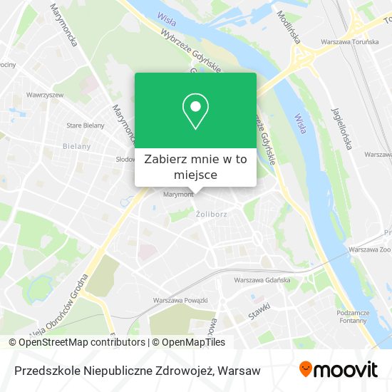 Mapa Przedszkole Niepubliczne Zdrowojeż