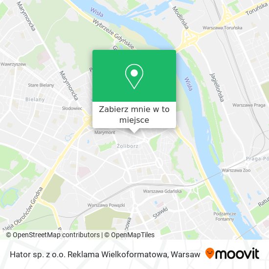 Mapa Hator sp. z o.o. Reklama Wielkoformatowa