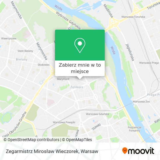 Mapa Zegarmistrz Mirosław Wieczorek