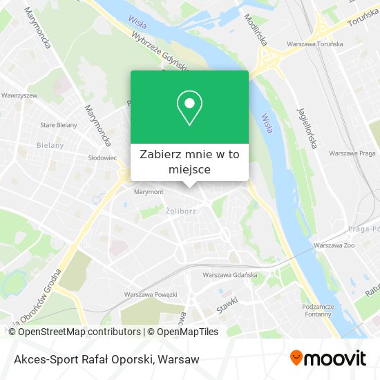 Mapa Akces-Sport Rafał Oporski