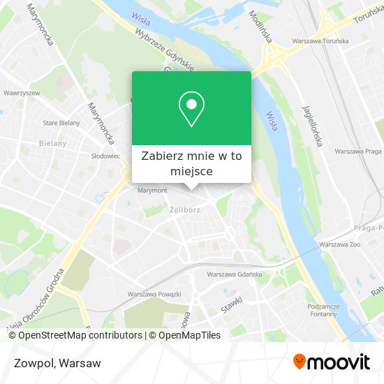 Mapa Zowpol