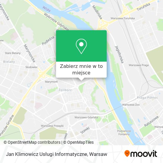 Mapa Jan Klimowicz Usługi Informatyczne