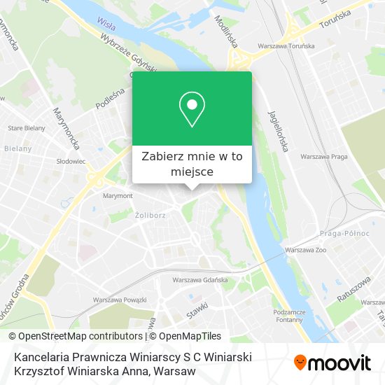 Mapa Kancelaria Prawnicza Winiarscy S C Winiarski Krzysztof Winiarska Anna