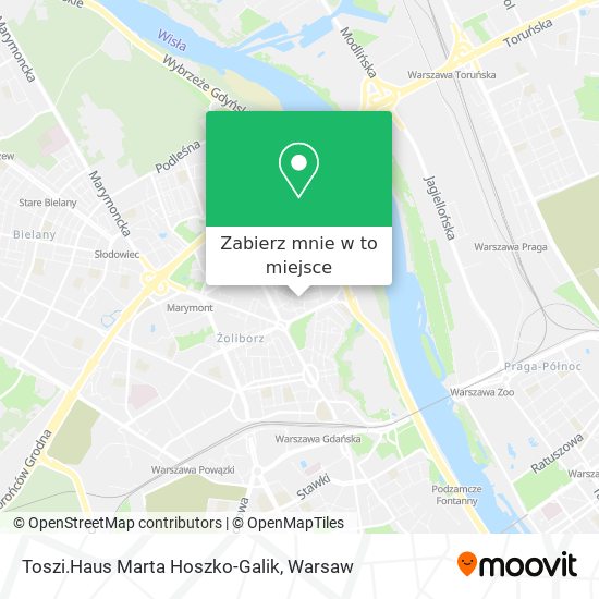 Mapa Toszi.Haus Marta Hoszko-Galik