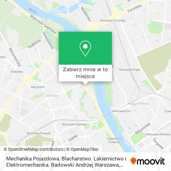 Mapa Mechanika Pojazdowa. Blacharstwo. Lakiernictwo i Elektromechanika. Badowski Andrzej Warszawa