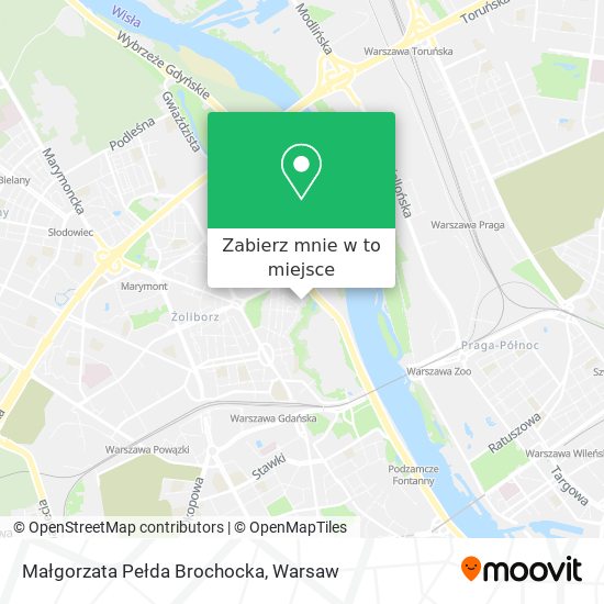 Mapa Małgorzata Pełda Brochocka