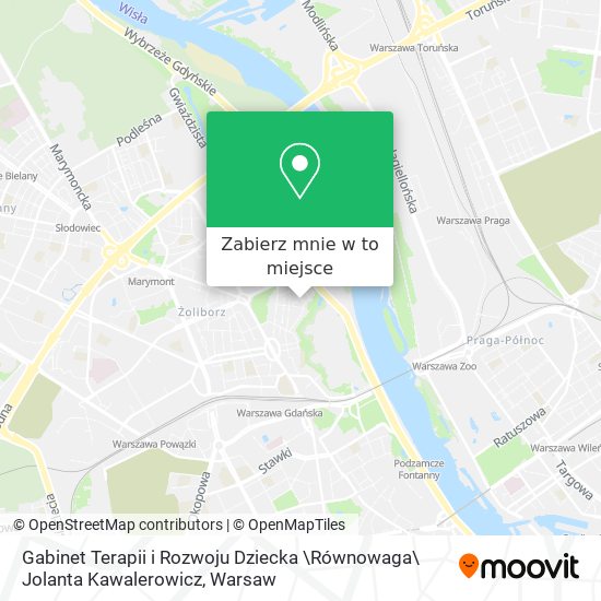 Mapa Gabinet Terapii i Rozwoju Dziecka \Równowaga\ Jolanta Kawalerowicz