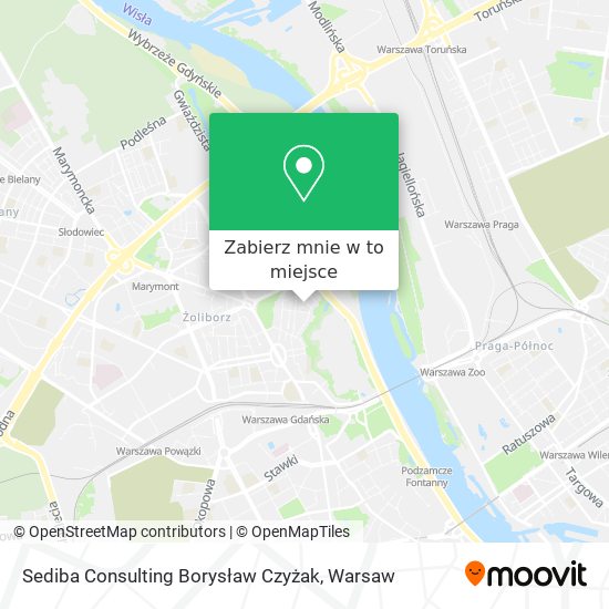 Mapa Sediba Consulting Borysław Czyżak