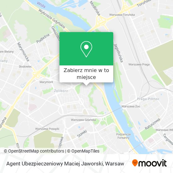 Mapa Agent Ubezpieczeniowy Maciej Jaworski