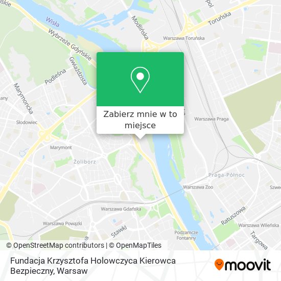 Mapa Fundacja Krzysztofa Holowczyca Kierowca Bezpieczny