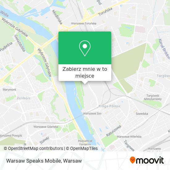 Mapa Warsaw Speaks Mobile