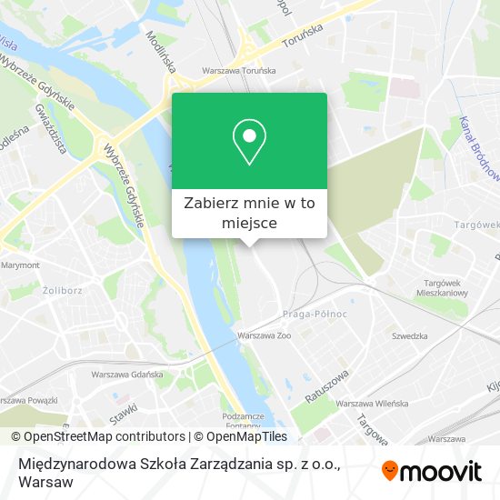 Mapa Międzynarodowa Szkoła Zarządzania sp. z o.o.