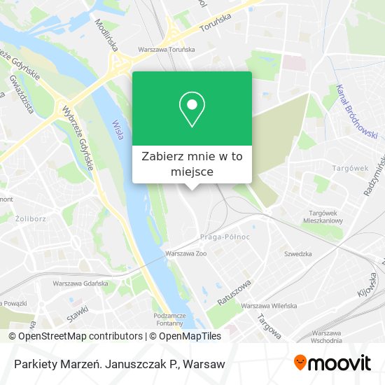 Mapa Parkiety Marzeń. Januszczak P.